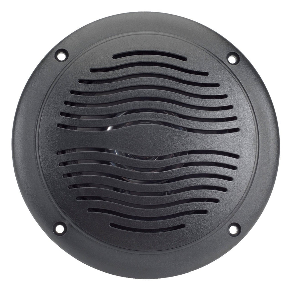 AquaVibe | Marine Water-Resistant 5" Dual Cone Speaker/Grill | Black