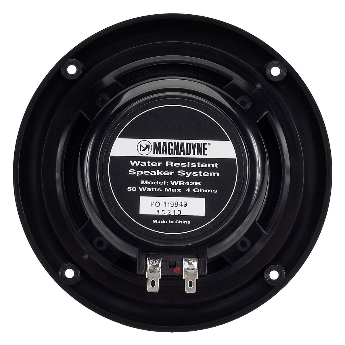 AquaVibe | Marine Water-Resistant 5" Dual Cone Speaker/Grill | Black