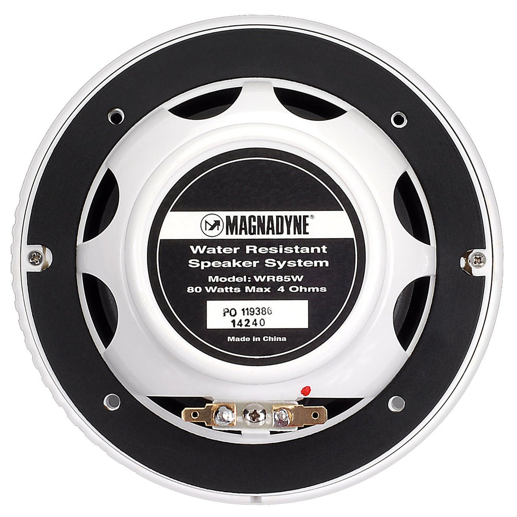 AquaVibe WR85W-PAIR | Marine Water-Resistant 6 1/2" 2-Way Speakers | Sold as a Pair