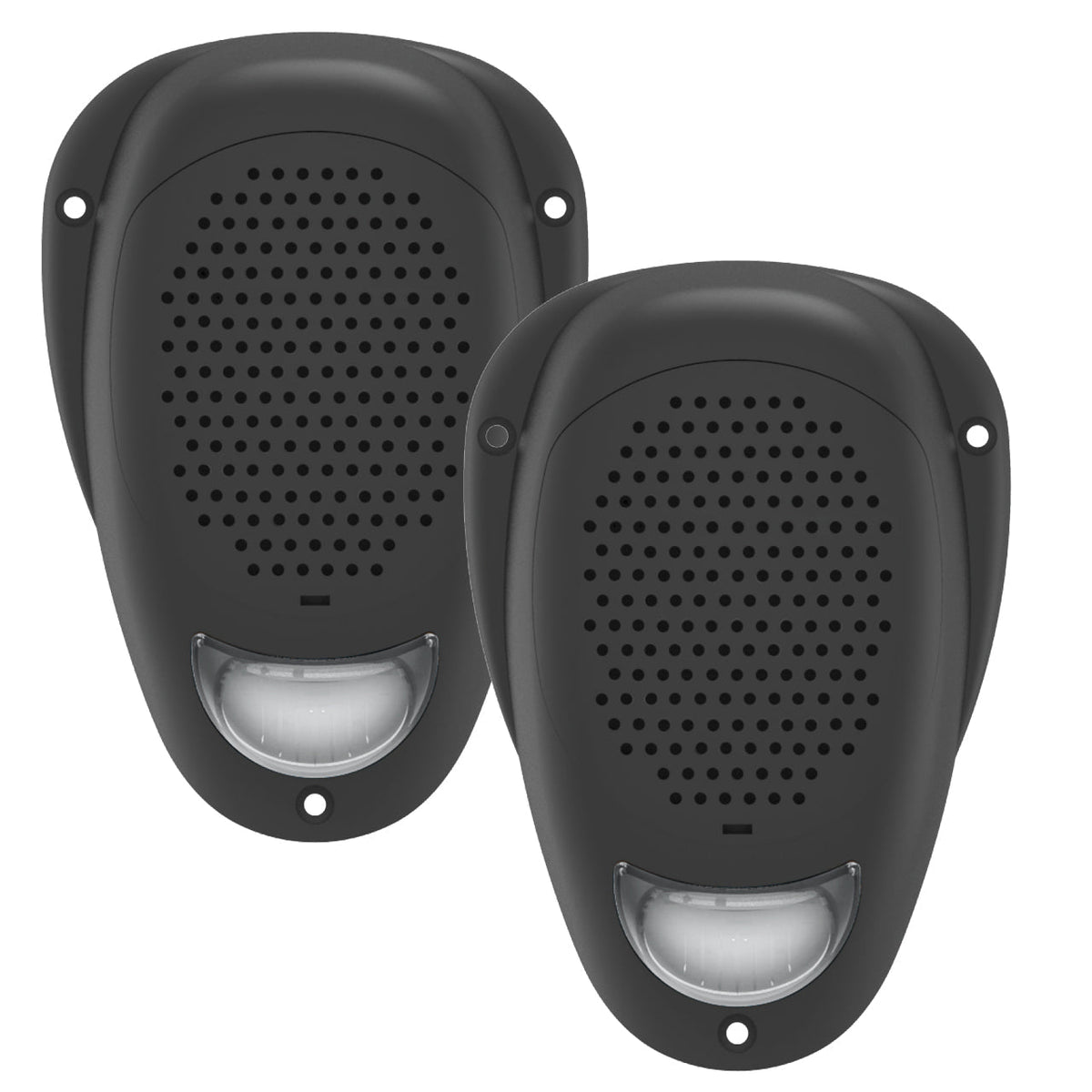 Linear Series LS2 | Water Resistant 3" Surface Mount LED Satellite Speakers (Blue, White or Amber) | Sold as a Pair