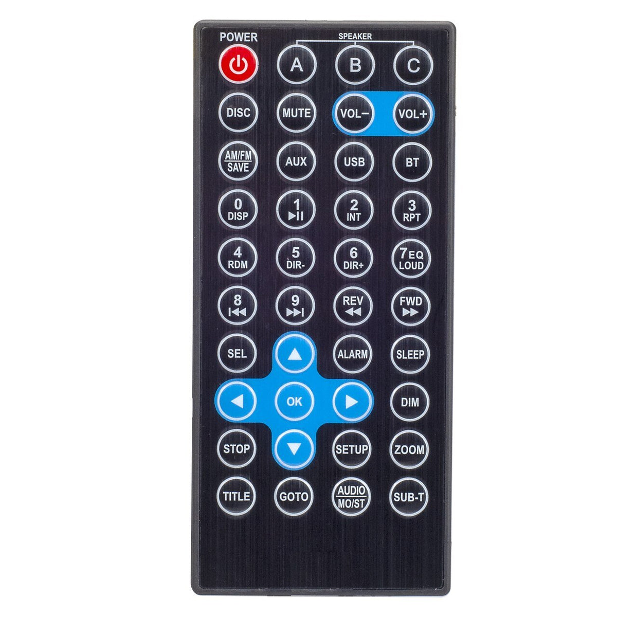 Linear Series RV6400S | Wall Mount Touch Screen Single Din AM/FM/BT/3-Zone Receiver