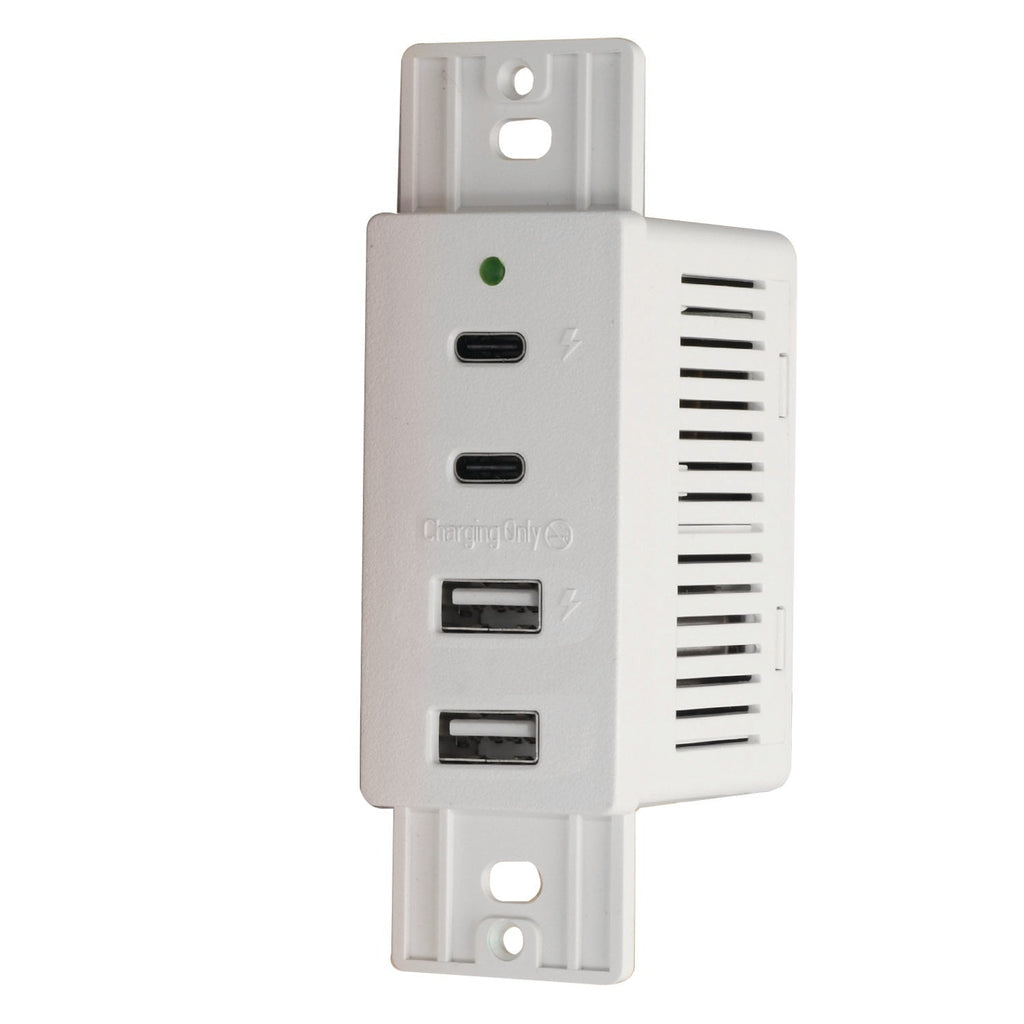 Magnadyne | Wall Mount Dual USB A & C Charger | 4 Ports