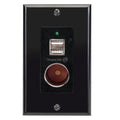 Magnadyne WCP-12V-B | Wall Mount USB Charger | 2 Ports and 12V Power Outlet w/ Wall Plate