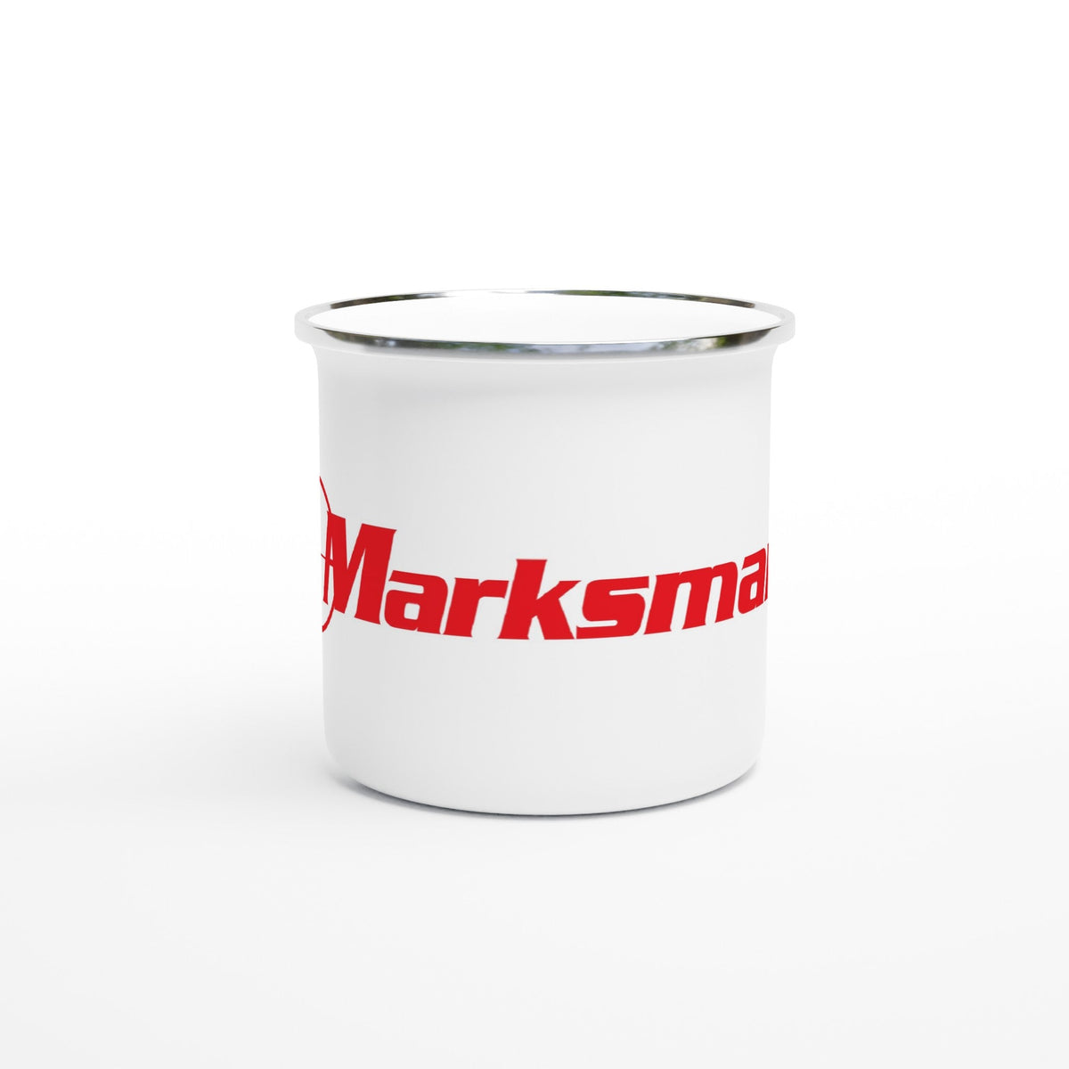 Marksman | White 12oz Enamel Mug