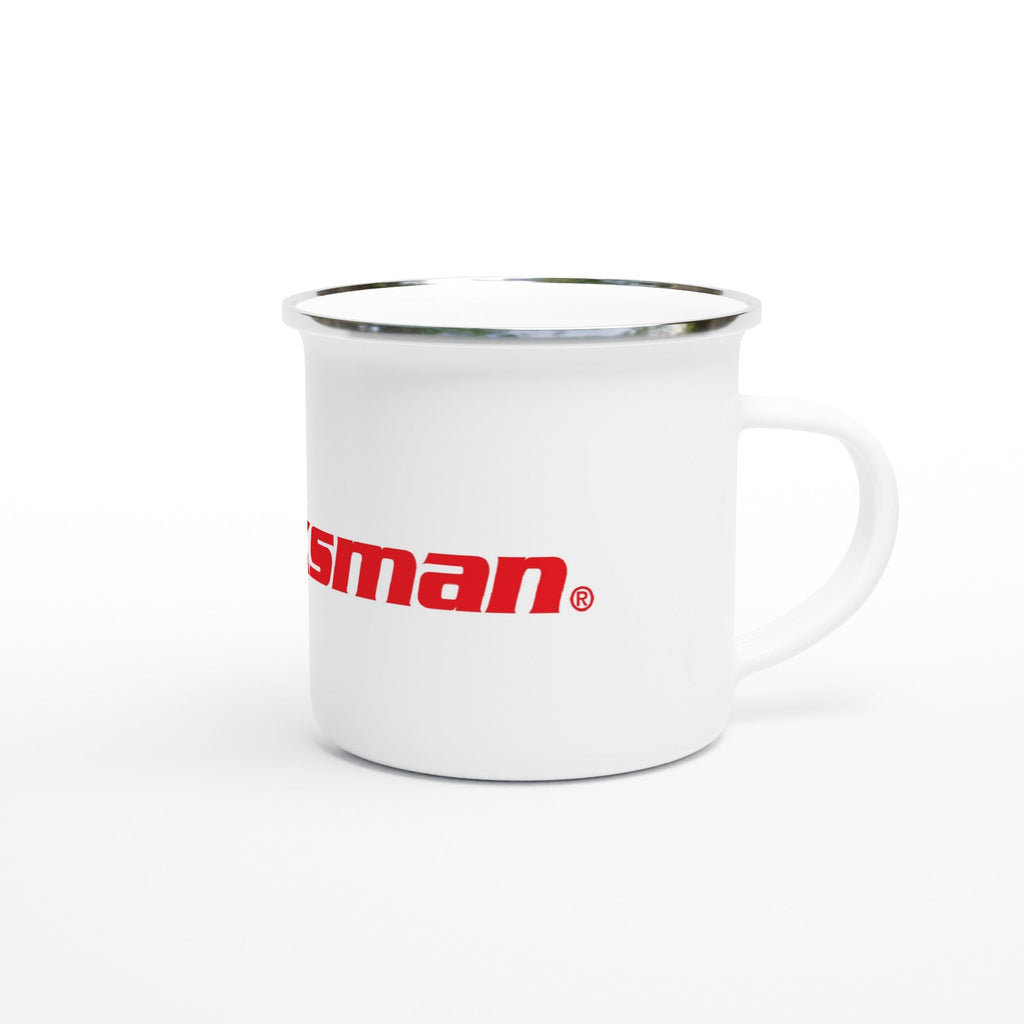 Marksman | White 12oz Enamel Mug