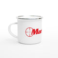 Marksman | White 12oz Enamel Mug